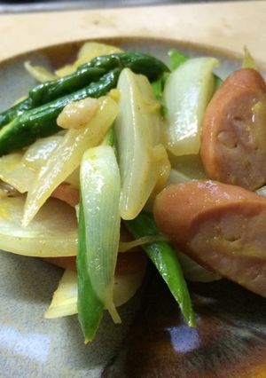 新玉ねぎのカレー炒め-レシピのメイン写真