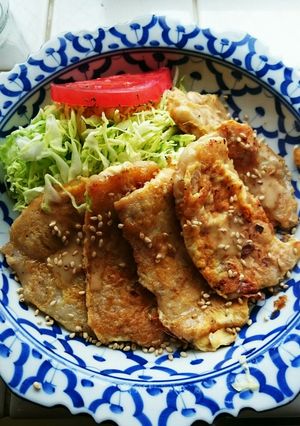 ふんわりピカタ 胡麻風味-レシピのメイン写真