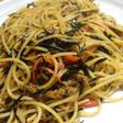 ひじきの煮物の残りで☆美味しい和風パスタ