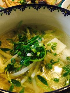 もやしと豆苗の中華スープ-レシピのメイン写真