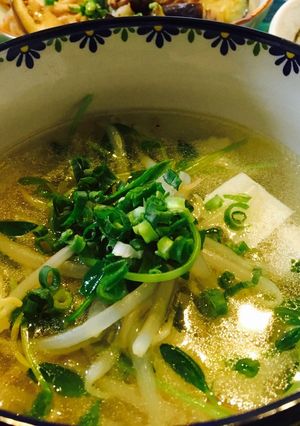 もやしと豆苗の中華スープ-レシピのメイン写真