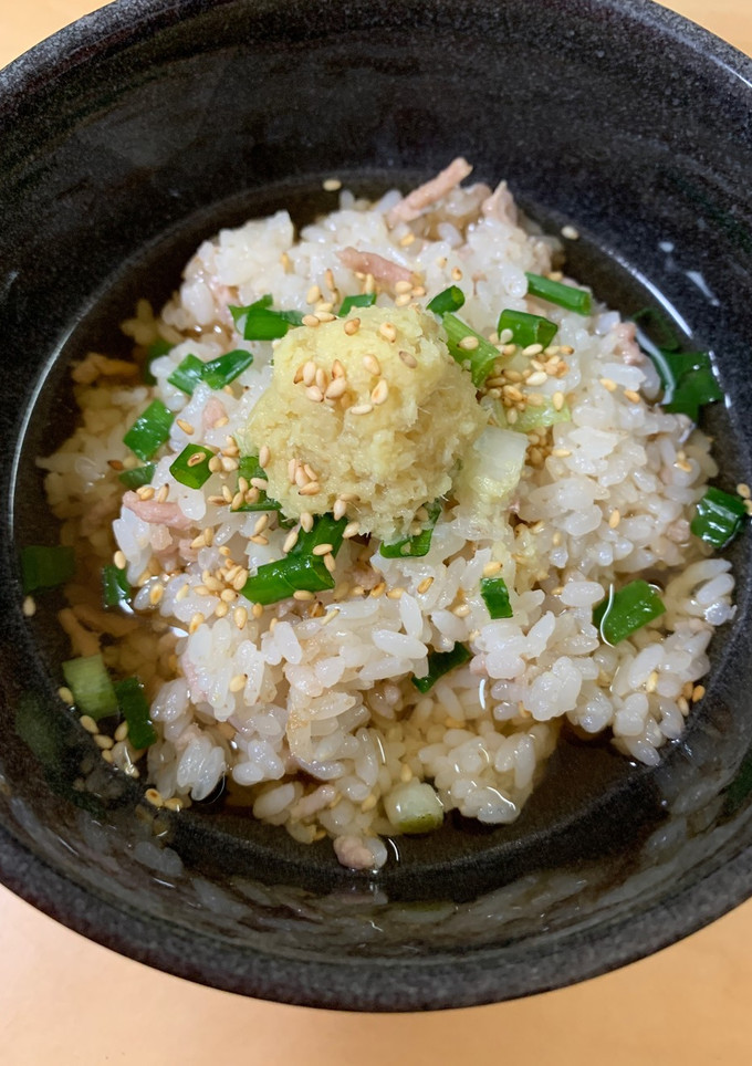 だしをかけていただく～豚ご飯♪-レシピのメイン写真