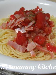 トマトの冷製パスタ♪美味-レシピのメイン写真