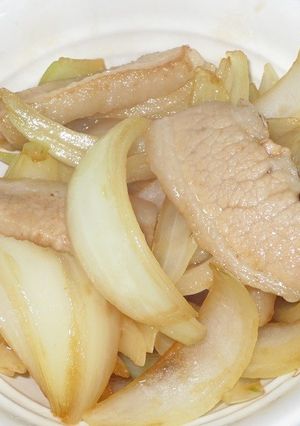 豚トロと玉ねぎの甘辛炒め-レシピのメイン写真