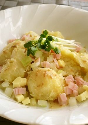 じゃがいもまるごと ごまドレッシング-レシピのメイン写真