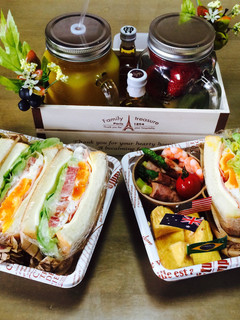 おしゃピク♡サンドイッチ弁当-レシピのメイン写真