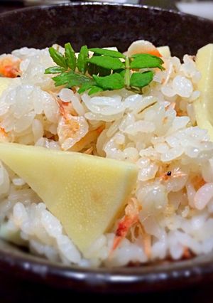 簡単！春色の筍ご飯-レシピのメイン写真