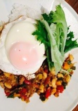 野菜たっぷり!家のガパオライス風-レシピのメイン写真