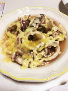 イカの煮物の残りで♪イカマヨチーズ♡-レシピのメイン写真