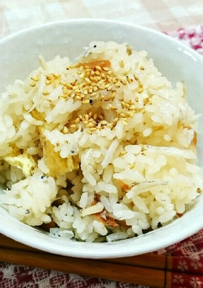 梅としらすのさっぱり炊き込みご飯☆-レシピのメイン写真