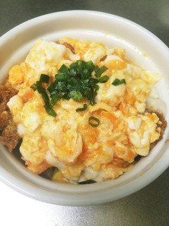 カツ丼!麺つゆで簡単!ふわっとたまご!-レシピのメイン写真