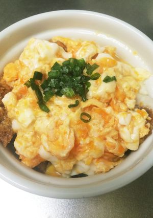 カツ丼！麺つゆで簡単！ふわっとたまご！-レシピのメイン写真