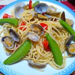 รูปของ 春の旬の彩りパスタ