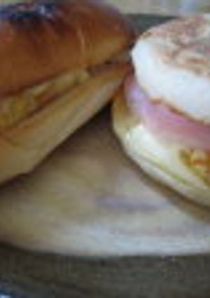 ハムと卵とチーズのホットサンド♪-レシピのメイン写真