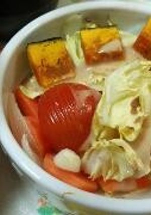 まるごとキャベツの焼き野菜サラダ-レシピのメイン写真