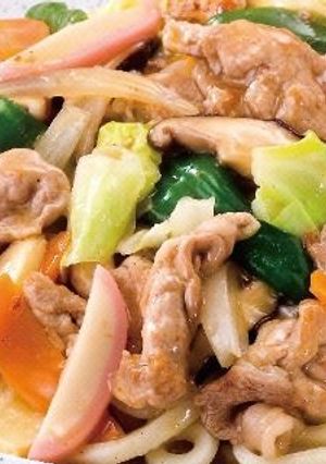 豚肉と野菜の皿うどん-レシピのメイン写真