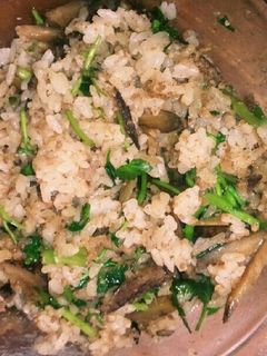せりとごぼうの混ぜご飯-レシピのメイン写真