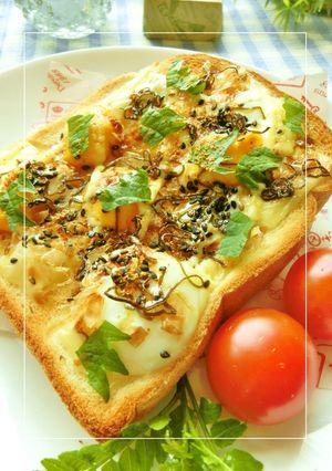 くずし温たま＊和トースト＊-レシピのメイン写真