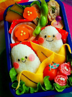 キャラ弁♡バナミとバナコのお弁当♪-レシピのメイン写真