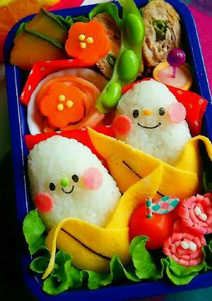 キャラ弁♡バナミとバナコのお弁当♪-レシピのメイン写真