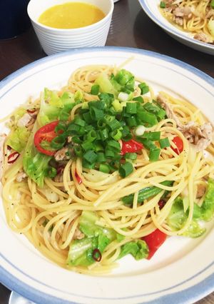 15分で簡単！春キャベツと豚肉のパスタ-レシピのメイン写真