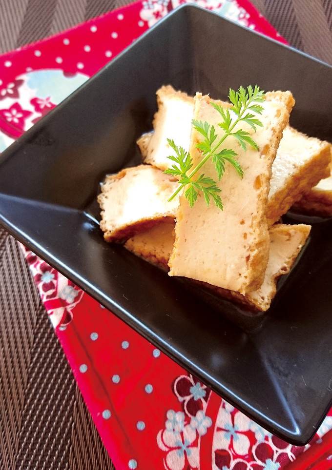 レンジで簡単☆厚揚げのオイスター煮。-レシピのメイン写真