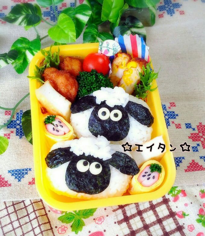 大量生産☆俵おにぎりdeひつじのショーン-レシピのメイン写真