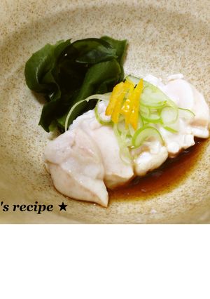 誰でもできる！クリーミー鯛の白子ポン酢♪-レシピのメイン写真