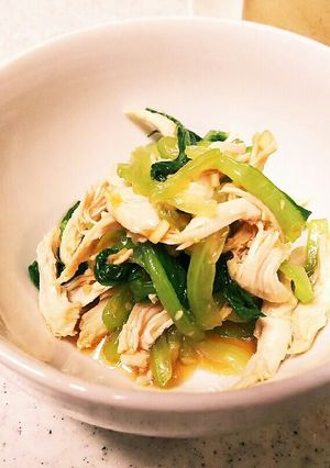 チンゲン菜とささ身の中華風和え物-レシピのメイン写真