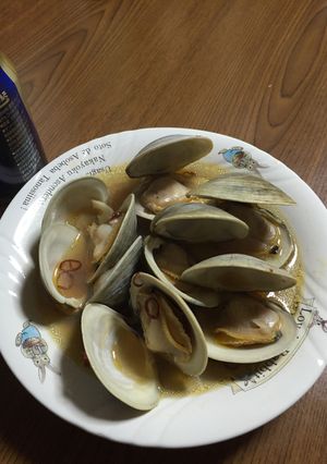 スープも美味い！ホンビノス貝の酒蒸し-レシピのメイン写真