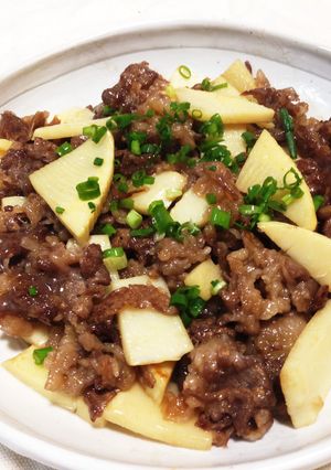 タケノコと牛肉の炒め物-レシピのメイン写真