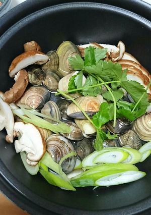 貝の酒蒸し-レシピのメイン写真