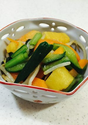 簡単！彩り野菜のナムル風-レシピのメイン写真