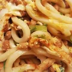 รูปของ 5分で簡単♪納豆焼きうどん