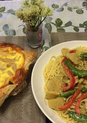 筍と春野菜のジェノベーゼパスタ-レシピのメイン写真