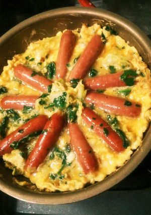 冷蔵庫にあるものでスパニッシュオムレツ風-レシピのメイン写真