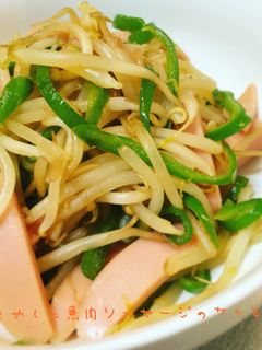 もやしと魚肉ソーセージのサッと炒め-レシピのメイン写真