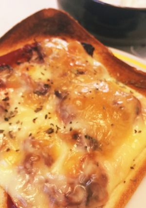 ホタルイカの大量消費☆ホタルイカトースト-レシピのメイン写真