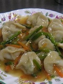 冷凍水餃子をつかった中華風あんかけ-レシピのメイン写真