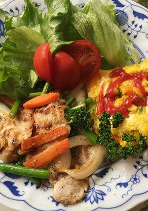 豚薄切り肉のレモン塩麹漬け野菜炒め-レシピのメイン写真