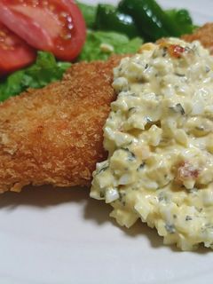鮭のフライ~バジル風味タルタルソース~-レシピのメイン写真