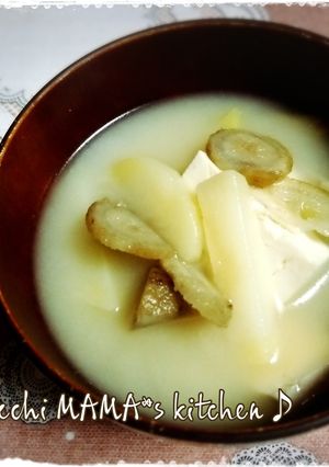 じゃがいもとごぼうだけ♪美味しい根菜汁-レシピのメイン写真