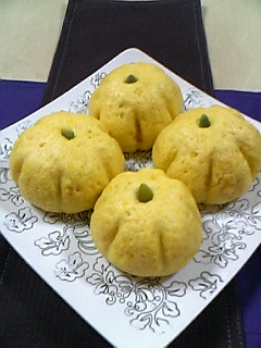 ホットケーキの素♪かぼちゃのいとこ饅頭-レシピのメイン写真