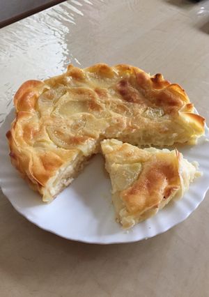 余った餃子の皮でピーチタルト！-レシピのメイン写真