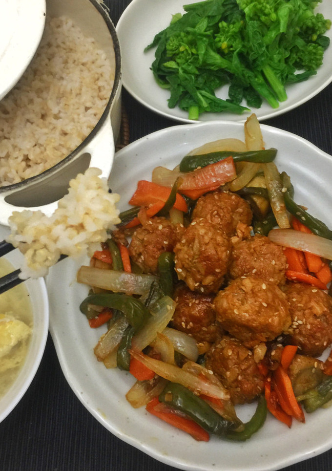 豚コマ+カサ増し蓮根で酢豚風-レシピのメイン写真