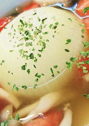 丸ごと新玉ねぎのスープ-レシピのメイン写真