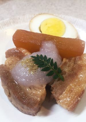 豚の角煮 オニオンピューレ♬-レシピのメイン写真