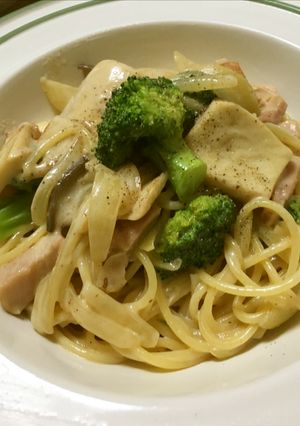 【具材なんでも】基本のクリームパスタ-レシピのメイン写真