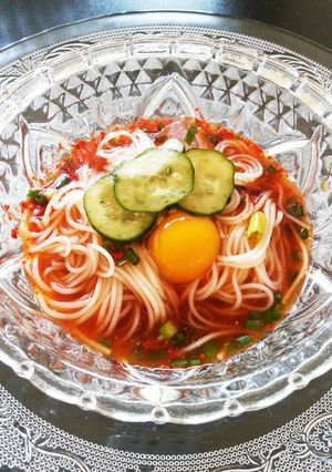 パワーみなぎる！ピリ辛素麺のたれ-レシピのメイン写真