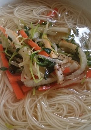 トムヤムクン風 温そうめん-レシピのメイン写真